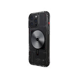 Apple iPhone 16 Pro Max Kılıf M-safe Şarj Özellikli Disk Desenli Airbag Tasarımlı Skinarma Nova Kapak