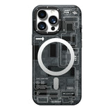 Apple iPhone 16 Pro Max Kılıf M-safe Şarj Özellikli Kamera Denetim Butonlu Youngkit Technology Serisi Kapak