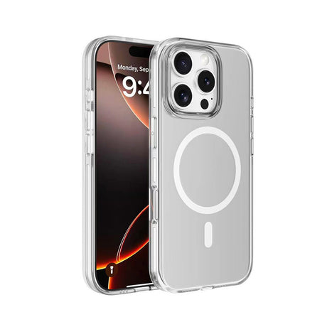 Apple iPhone 16 Pro Max Kılıf M-safe Şarj Özellikli Kamera Korumalı Zore Kripto Kapak