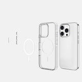 Apple iPhone 16 Pro Max Kılıf M-safe Şarj Özellikli Kamera Korumalı Zore Kripto Kapak