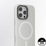 Apple iPhone 16 Pro Max Kılıf M-safe Şarj Özellikli Kamera Standlı Youngkit Bitty Cream Kapak