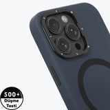 Apple iPhone 16 Pro Max Kılıf M-safe Şarj Özellikli Kamera Standlı Youngkit Bitty Cream Kapak