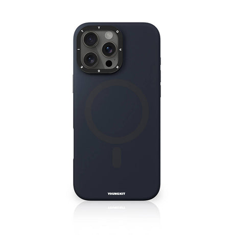Apple iPhone 16 Pro Max Kılıf M-safe Şarj Özellikli Kamera Standlı Youngkit Bitty Cream Kapak