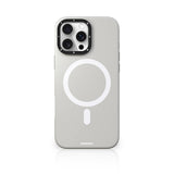 Apple iPhone 16 Pro Max Kılıf M-safe Şarj Özellikli Kamera Standlı Youngkit Bitty Cream Kapak