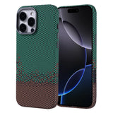 Apple iPhone 16 Pro Max Kılıf M-safe Şarj Özellikli Karbon Fiber Görünümlü Zore Nekst Kapak