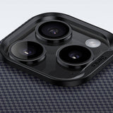 Apple iPhone 16 Pro Max Kılıf M-safe Şarj Özellikli Karbon Fiber Tasarımlı Benks Aurora ArmorPro Kevlar Kapak