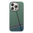 Apple iPhone 16 Pro Max Kılıf M-safe Şarj Özellikli Karbon Fiber Tasarımlı Benks Passion Green ArmorAir Kevlar Kapak