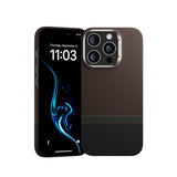 Apple iPhone 16 Pro Max Kılıf M-safe Şarj Özellikli Karbon Fiber Tasarımlı Benks Prestige ArmorAir Kevlar Kapak