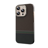 Apple iPhone 16 Pro Max Kılıf M-safe Şarj Özellikli Karbon Fiber Tasarımlı Benks Prestige ArmorAir Kevlar Kapak