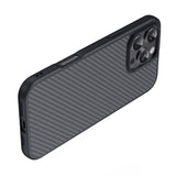 Apple iPhone 16 Pro Max Kılıf M-safe Şarj Özellikli Karbon Fiber Tasarımlı Zore Elnino Kapak