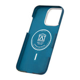 Apple iPhone 16 Pro Max Kılıf M-safe Şarj Özellikli Lumintex Teknolojili Fosforlu Aramid Fiber Pitaka Tactile Woven Aries Serisi Credit Card Kapak
