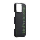Apple iPhone 16 Pro Max Kılıf M-safe Şarj Özellikli Lumintex Teknolojili Fosforlu Aramid Fiber Pitaka Tactile Woven Aries Serisi NoProblemo Kapak
