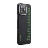 Apple iPhone 16 Pro Max Kılıf M-safe Şarj Özellikli Lumintex Teknolojili Fosforlu Aramid Fiber Pitaka Tactile Woven Aries Serisi NoProblemo Kapak