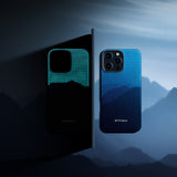Apple iPhone 16 Pro Max Kılıf M-safe Şarj Özellikli Lumintex Teknolojili Fosforlu Özellikli Aramid Fiber Pitaka Tactile Woven Starpeak Serisi Over The Horizon Kapak
