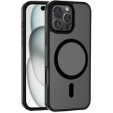Apple iPhone 16 Pro Max Kılıf M-safe Şarj Özellikli Mat Arka Yüzey Zore Sio Kapak