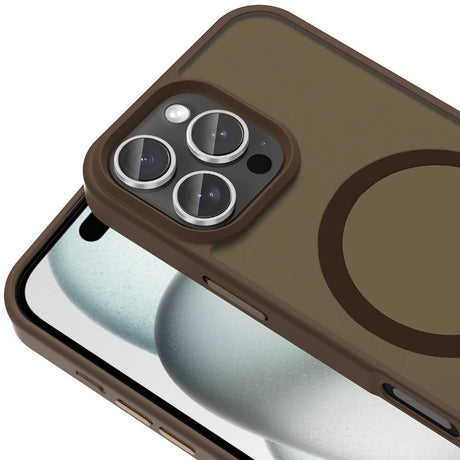 Apple iPhone 16 Pro Max Kılıf M-safe Şarj Özellikli Mat Arka Yüzey Zore Sio Kapak
