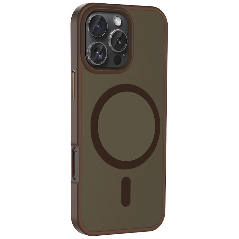 Apple iPhone 16 Pro Max Kılıf M-safe Şarj Özellikli Mat Arka Yüzey Zore Sio Kapak