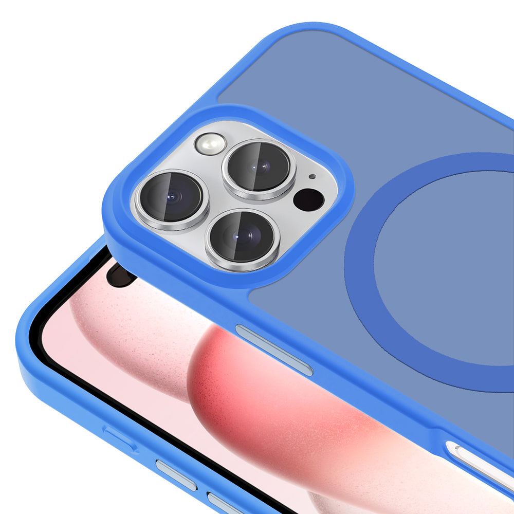 Apple iPhone 16 Pro Max Kılıf M-safe Şarj Özellikli Mat Arka Yüzey Zore Sio Kapak