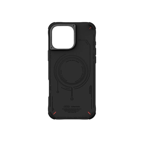 Apple iPhone 16 Pro Max Kılıf M-safe Şarj Özellikli Metal Kamera Çerçeveli Skinarma Mecha Serisi Kapak
