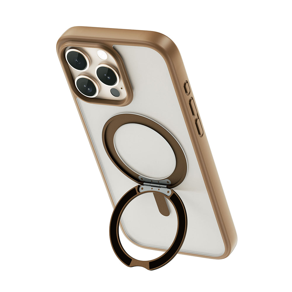 Apple iPhone 16 Pro Max Kılıf M-safe Şarj Özellikli Parmak İzi Bırakmayan Wiwu FGG-202 Armor Ultra Serisi Kapak