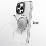 Apple iPhone 16 Pro Max Kılıf M-safe Şarj Özellikli Parmak Ring Standlı Youngkit Pivot Serisi Kapak