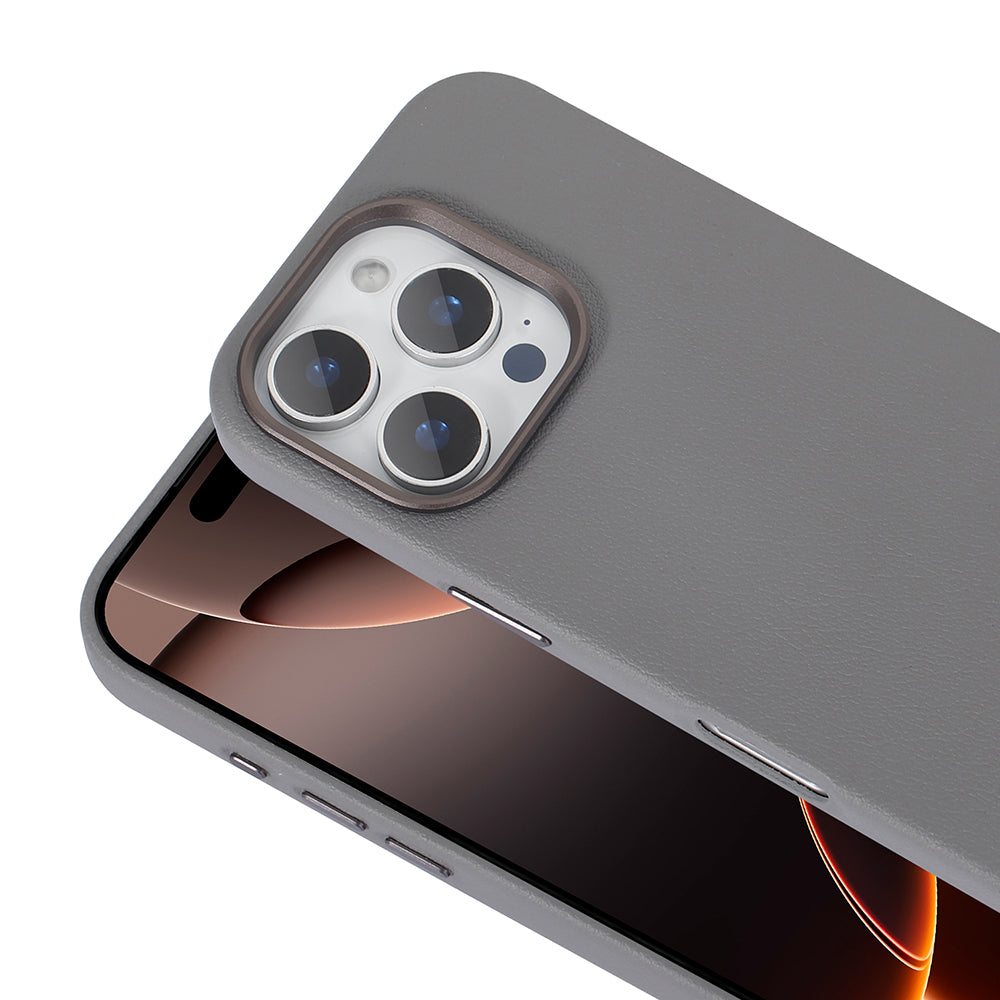 Apple iPhone 16 Pro Max Kılıf M-safe Şarj Özellikli PU Deri Zore Adora Kapak