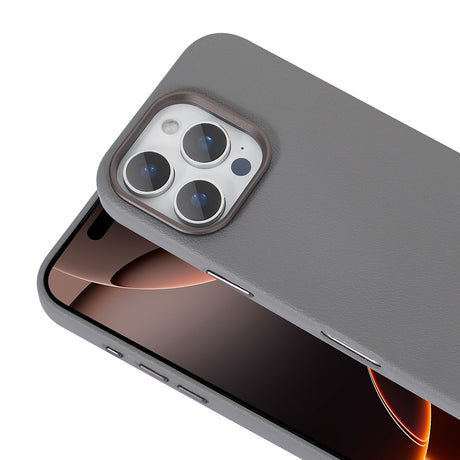 Apple iPhone 16 Pro Max Kılıf M-safe Şarj Özellikli PU Deri Zore Adora Kapak