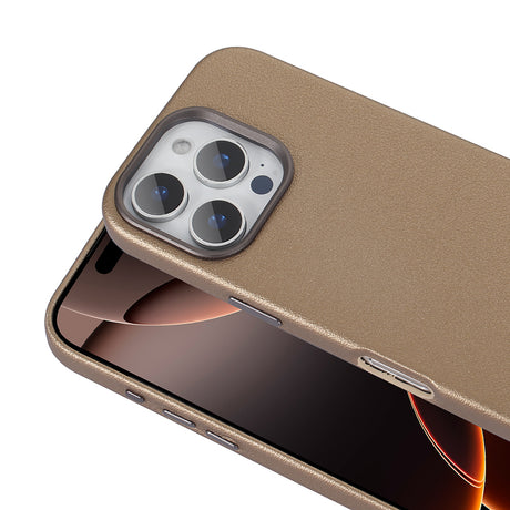 Apple iPhone 16 Pro Max Kılıf M-safe Şarj Özellikli PU Deri Zore Adora Kapak