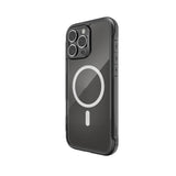 Apple iPhone 16 Pro Max Kılıf M-safe Şarj Özellikli Raptic Air Serisi Airbag Tasarımlı Metal Köşelikli Şeffaf Kapak