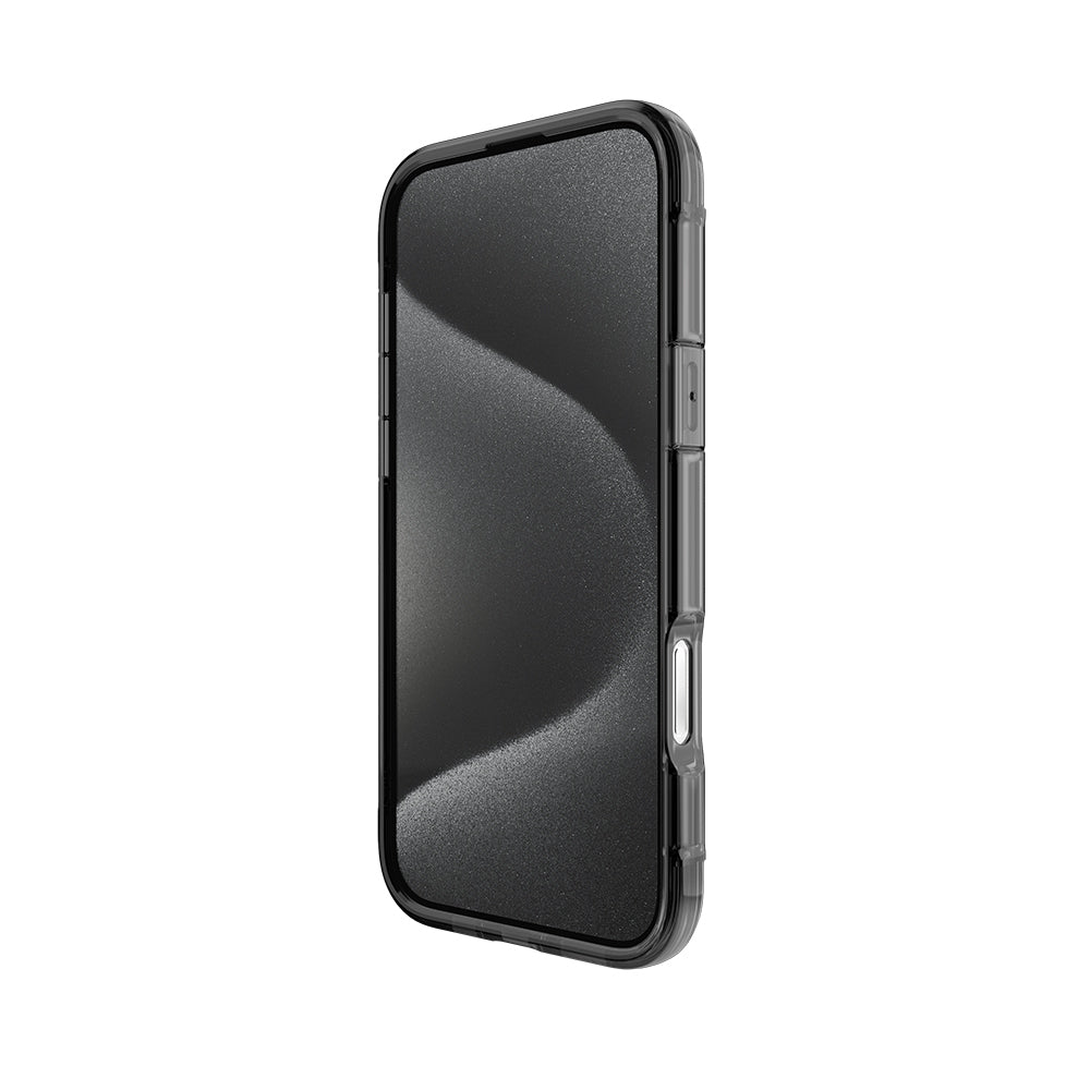 Apple iPhone 16 Pro Max Kılıf M-safe Şarj Özellikli Raptic Air Serisi Airbag Tasarımlı Metal Köşelikli Şeffaf Kapak