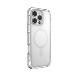 Apple iPhone 16 Pro Max Kılıf M-safe Şarj Özellikli Raptic Air Serisi Airbag Tasarımlı Metal Köşelikli Şeffaf Kapak