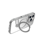 Apple iPhone 16 Pro Max Kılıf M-safe Şarj Özellikli Raptic Air Stand Serisi Aynalı Arka Yüzey Standlı Kapak