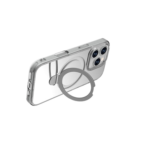 Apple iPhone 16 Pro Max Kılıf M-safe Şarj Özellikli Raptic Air Stand Serisi Aynalı Arka Yüzey Standlı Kapak
