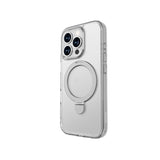 Apple iPhone 16 Pro Max Kılıf M-safe Şarj Özellikli Raptic Air Stand Serisi Buzlu Transparan Tasarımlı Standlı Kapak