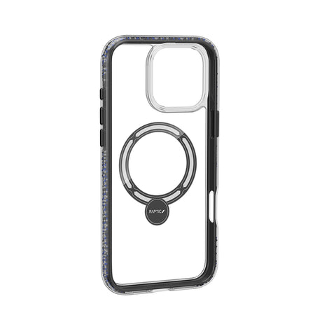 Apple iPhone 16 Pro Max Kılıf M-safe Şarj Özellikli Raptic AirJoy Serisi Boncuk Tasarımlı 360 Derece Dönebilen Standlı Kapak