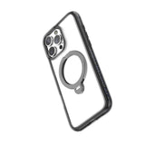 Apple iPhone 16 Pro Max Kılıf M-safe Şarj Özellikli Raptic AirJoy Serisi Boncuk Tasarımlı 360 Derece Dönebilen Standlı Kapak