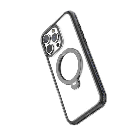 Apple iPhone 16 Pro Max Kılıf M-safe Şarj Özellikli Raptic AirJoy Serisi Boncuk Tasarımlı 360 Derece Dönebilen Standlı Kapak