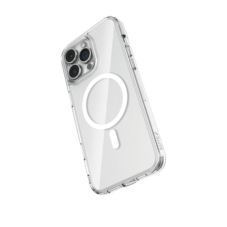 Apple iPhone 16 Pro Max Kılıf M-safe Şarj Özellikli Raptic Crystal M-safe Serisi Şeffaf Kapak