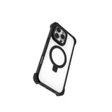 Apple iPhone 16 Pro Max Kılıf M-safe Şarj Özellikli Raptic Dual Serisi Şeffaf Standlı Kapak