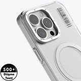 Apple iPhone 16 Pro Max Kılıf M-safe Şarj Özellikli Şeffaf Youngkit Crystal Shield Serisi Kapak