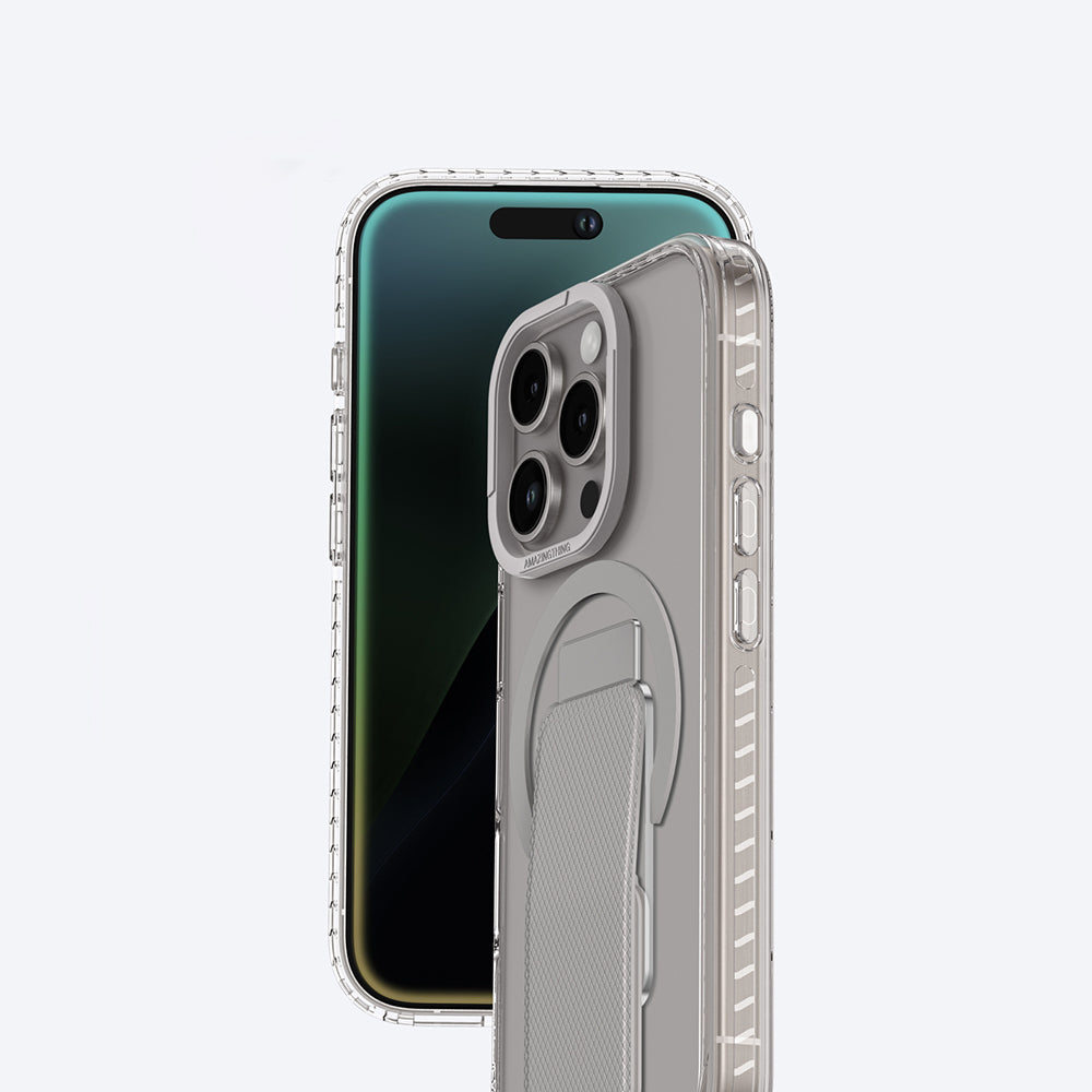 Apple iPhone 16 Pro Max Kılıf M-safe Şarj Özellikli Standlı Amazingthing Titan Pro Plus Kapak