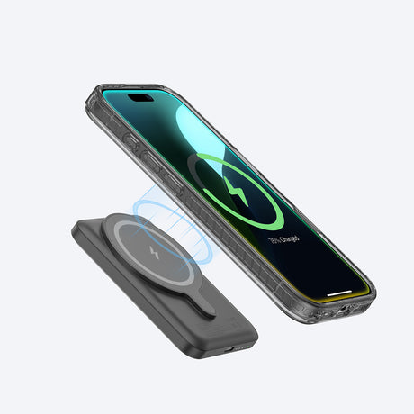 Apple iPhone 16 Pro Max Kılıf M-safe Şarj Özellikli Standlı Amazingthing Titan Pro Plus Kapak