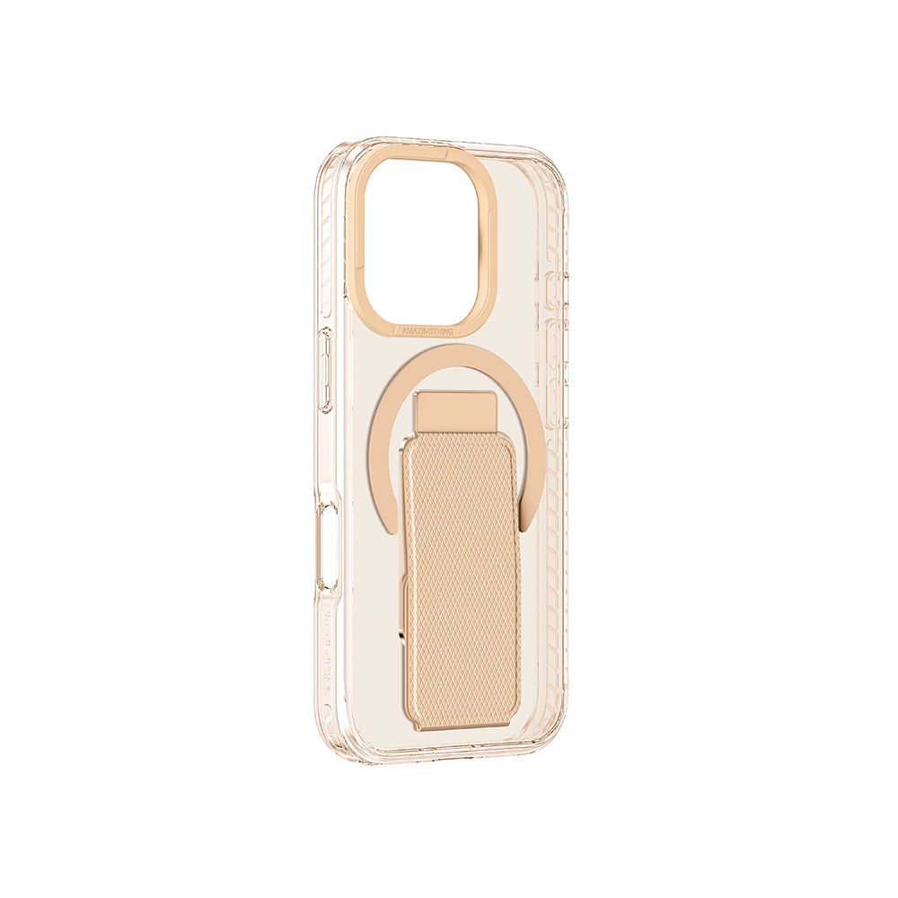 Apple iPhone 16 Pro Max Kılıf M-safe Şarj Özellikli Standlı Amazingthing Titan Pro Plus Kapak