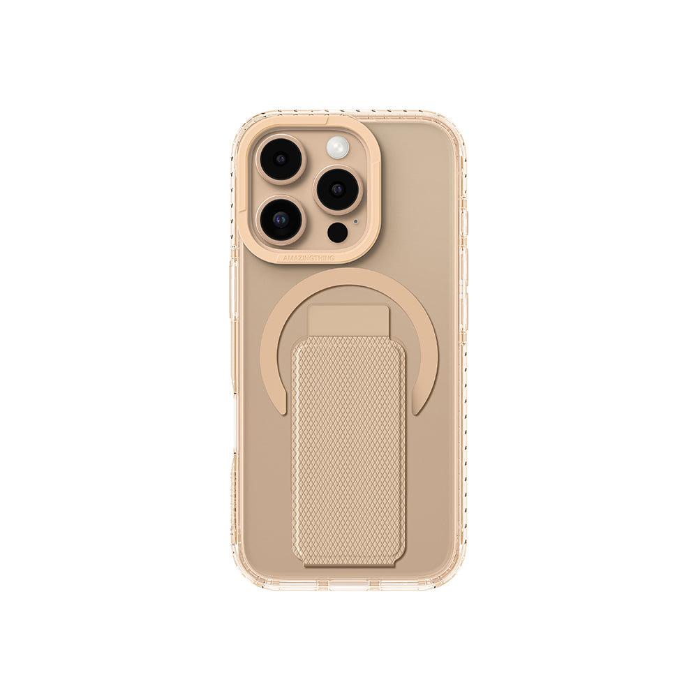 Apple iPhone 16 Pro Max Kılıf M-safe Şarj Özellikli Standlı Amazingthing Titan Pro Plus Kapak