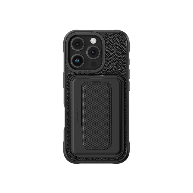 Apple iPhone 16 Pro Max Kılıf M-safe Şarj Özellikli Standlı Kartlıklı Set Amazingthing Glamour Luxe Serisi Kapak