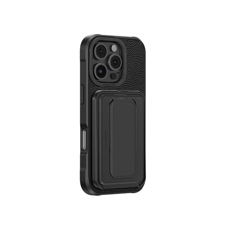 Apple iPhone 16 Pro Max Kılıf M-safe Şarj Özellikli Standlı Kartlıklı Set Amazingthing Glamour Luxe Serisi Kapak