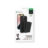 Apple iPhone 16 Pro Max Kılıf M-safe Şarj Özellikli Standlı Kartlıklı Set Amazingthing Glamour Luxe Serisi Kapak