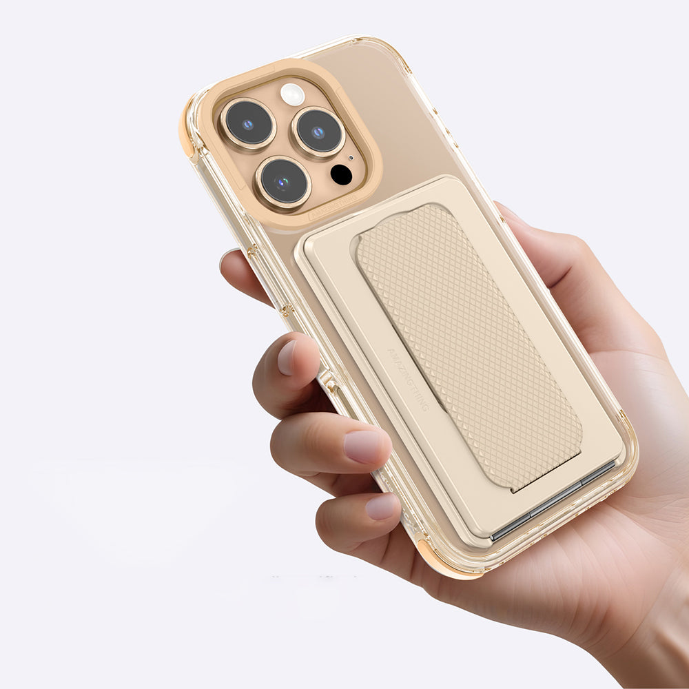 Apple iPhone 16 Pro Max Kılıf M-safe Şarj Özellikli Standlı Set Amazingthing Omni Adventure Serisi Kapak