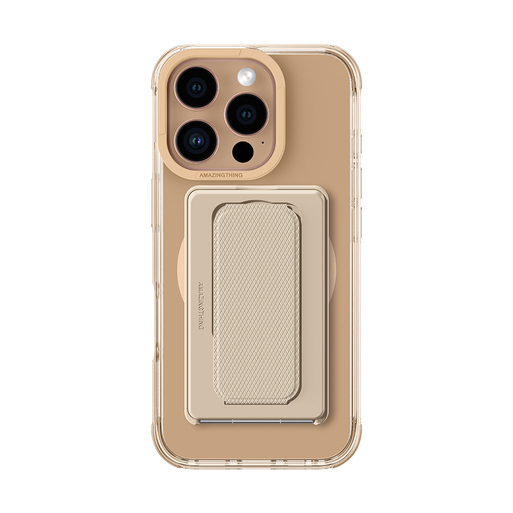 Apple iPhone 16 Pro Max Kılıf M-safe Şarj Özellikli Standlı Set Amazingthing Omni Adventure Serisi Kapak