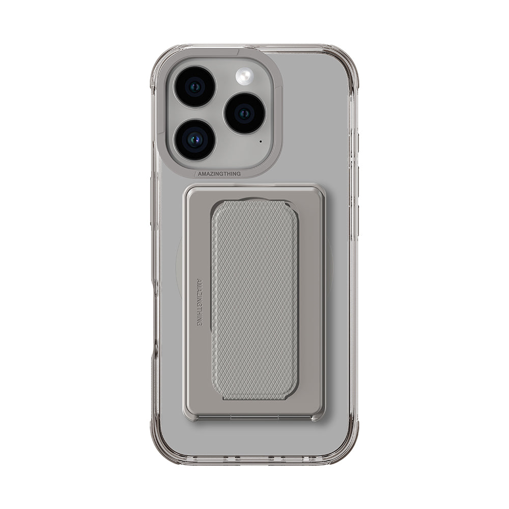 Apple iPhone 16 Pro Max Kılıf M-safe Şarj Özellikli Standlı Set Amazingthing Omni Adventure Serisi Kapak
